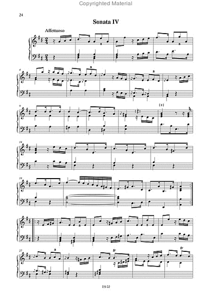 6 Sonatas (London, early 18th century) for Harpsichord