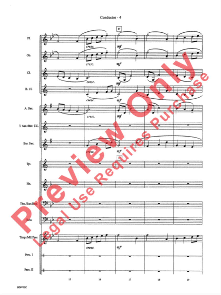 Dona Nobis Pacem Dona Nobis Pacem Concert Band scores gallery preview page 6