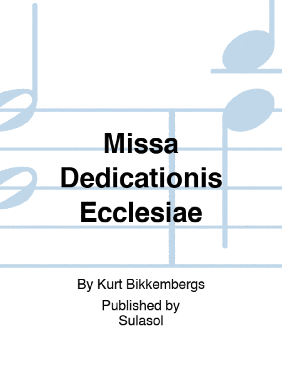 Missa Dedicationis Ecclesiae