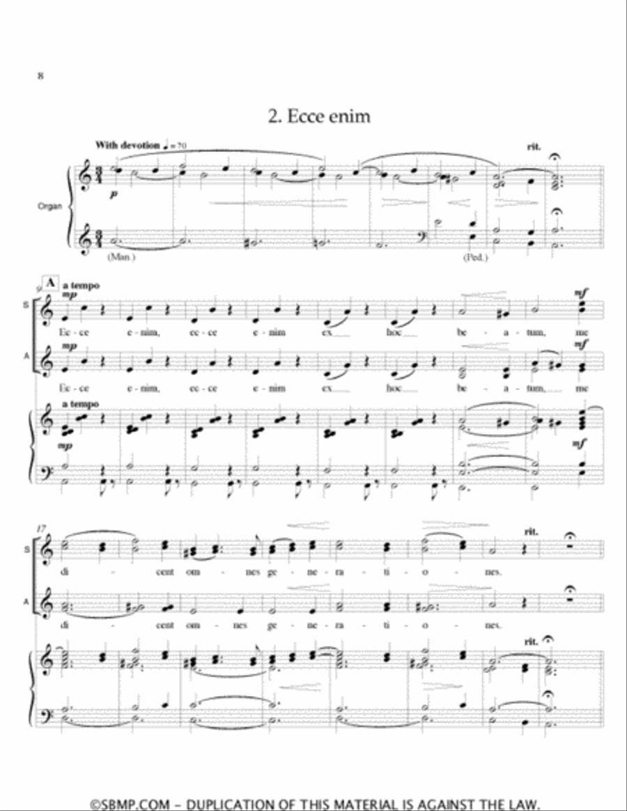 Magnificat - SSAA Choral Book SSAA scores gallery preview page 11