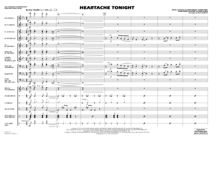 Heartache Tonight - Conductor Score (Full Score)