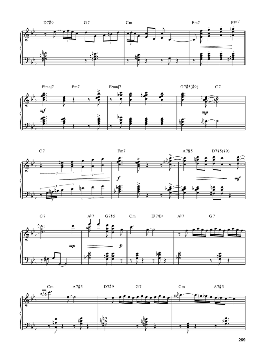 Softly As In A Morning Sunrise Piano scores gallery preview page 2
