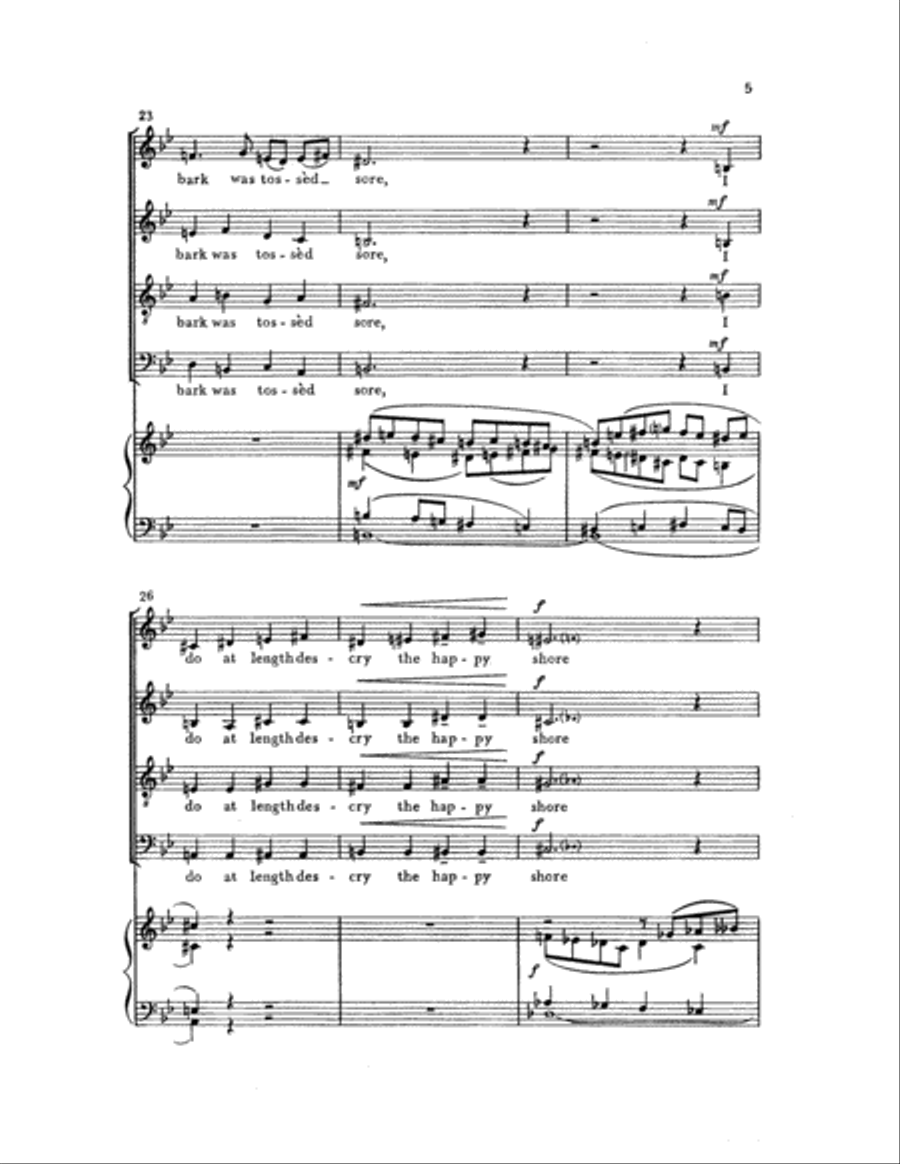 The Happy Shore The Happy Shore 4-Part scores gallery preview page 5