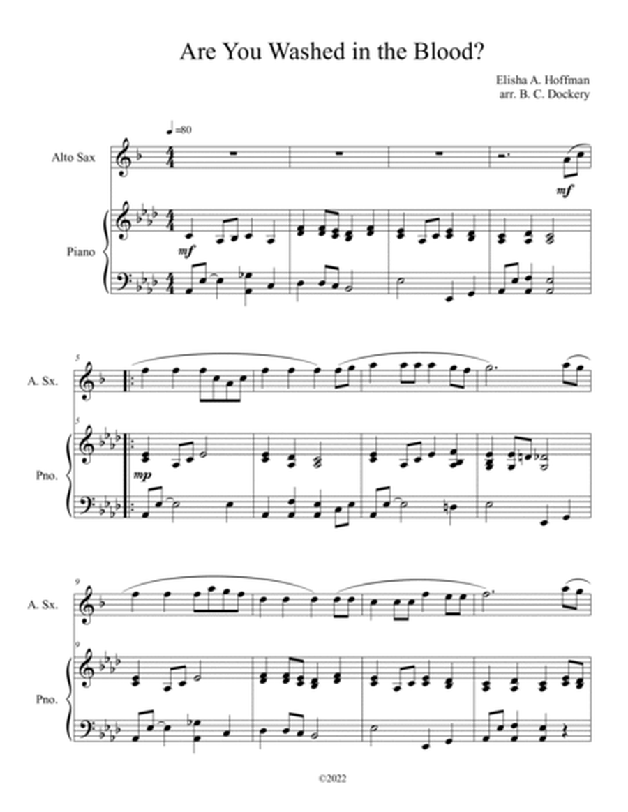 10 Easter Solos for Alto Sax and Piano - Volume 2 image number null