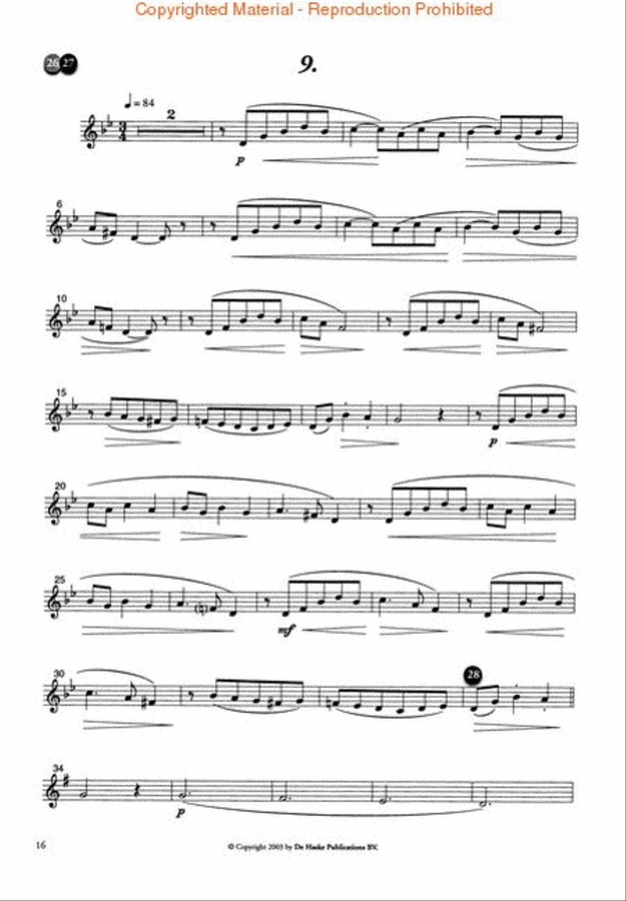 Bel Canto for Brass Trumpet scores gallery preview page 4