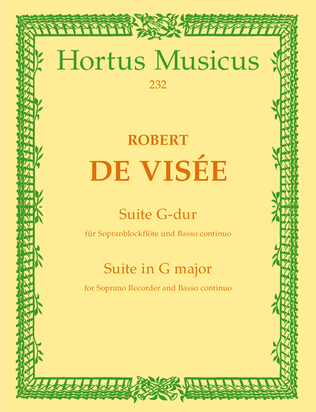 Suite for Descant Recorder and Basso continuo G major