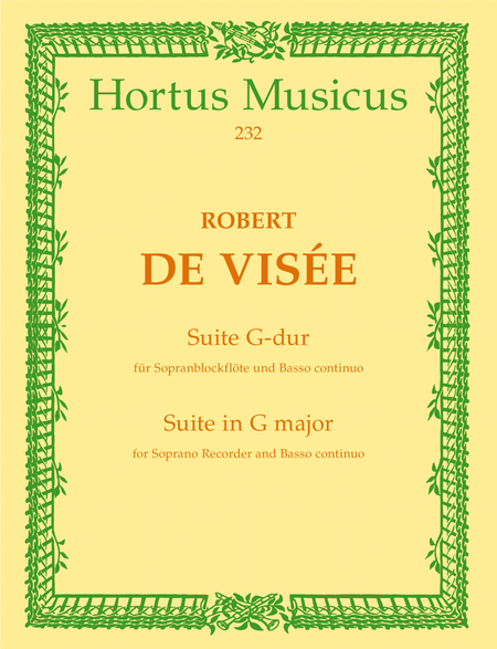 Suite for Descant Recorder and Basso continuo G major