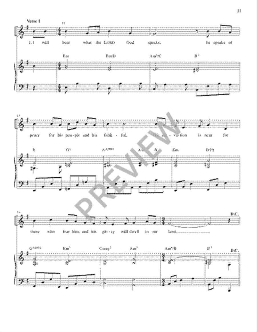 The Lyric Psalter, Year B Easy Piano scores gallery preview page 13
