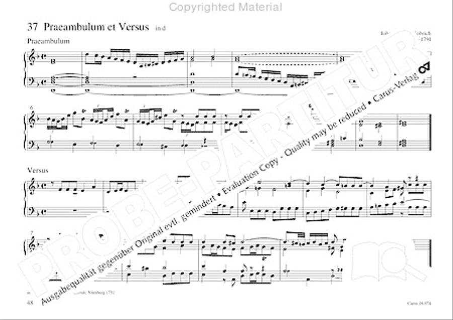 Organo pleno. Orgelstucke zum Ein- und Auszug Organ Solo scores gallery preview page 56