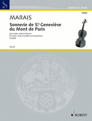 Book cover for Sonnerie de St. Geneviève du Mont de Paris