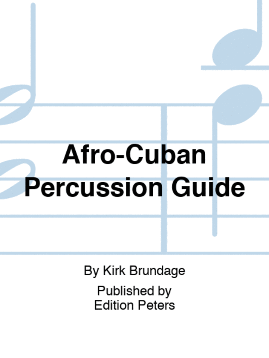 Afro-Cuban Percussion Guide