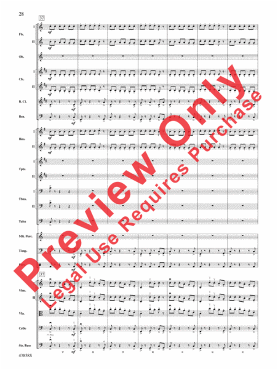 A Northumbrian Folk Song Suite Full Orchestra scores gallery preview page 29