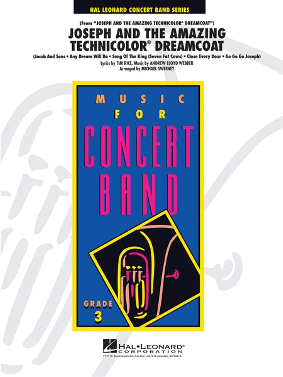 Joseph and the Amazing Technicolor Dreamcoat Concert Band scores gallery preview page 1