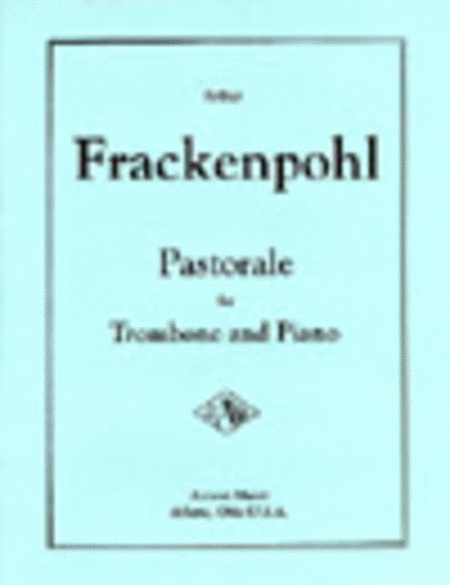 Frackenpohl - Pastorale Trombone/Piano