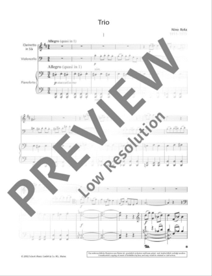 Trio Clarinet scores gallery preview page 4