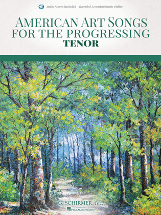 Book cover for American Art Songs for the Progressing Singer - Tenor