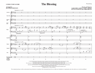 Book cover for The Blessing (arr. Heather Sorenson) - Full Score