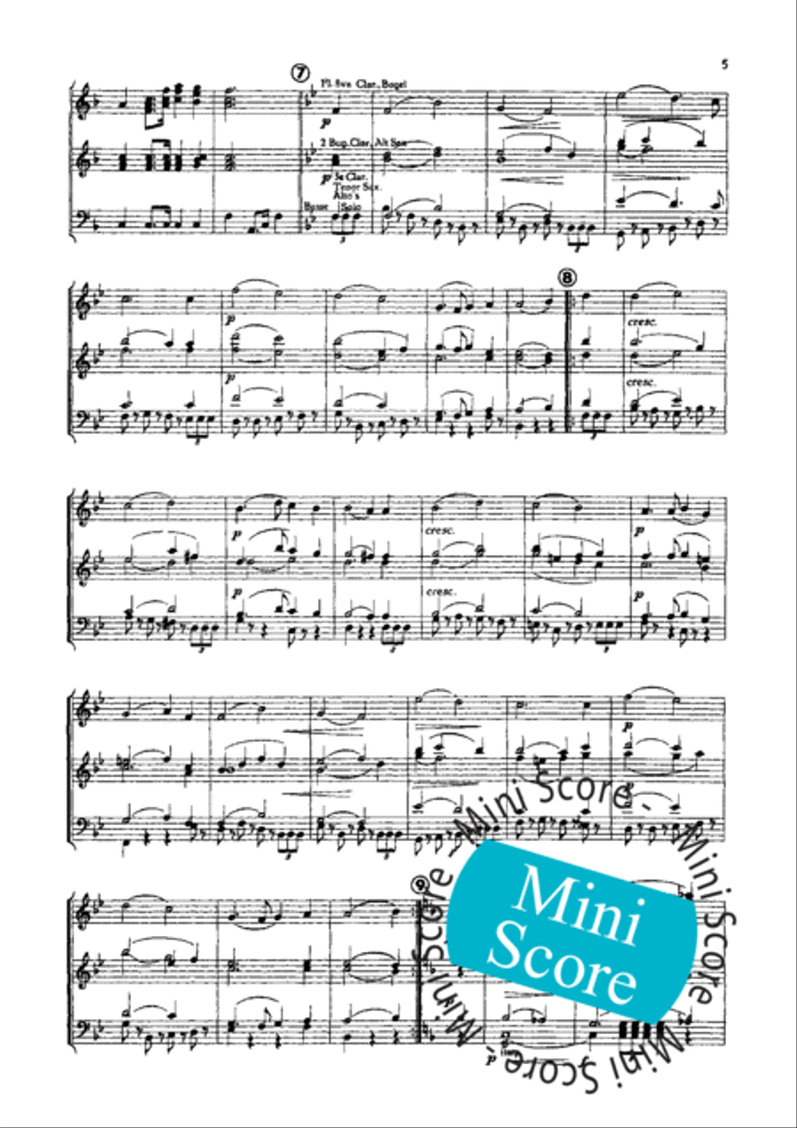 Priestermarsch Uit Athalia Fanfare Band scores gallery preview page 7