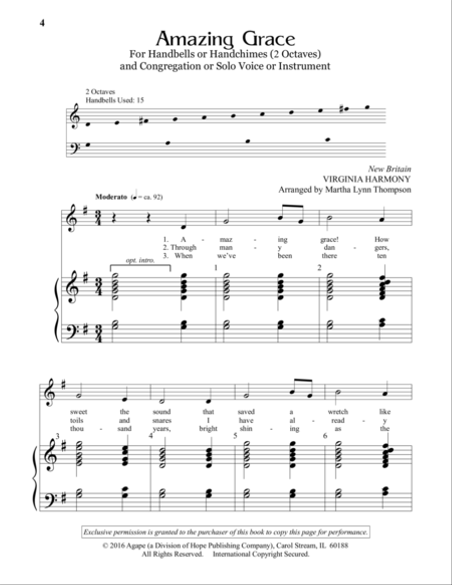 Ring and Sing Hymns 3-Octaves scores gallery preview page 2