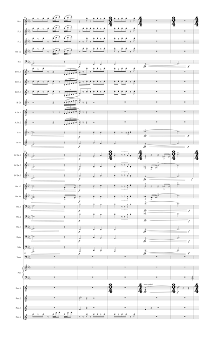 With Voice of Triumph Raised Concert Band scores gallery preview page 11