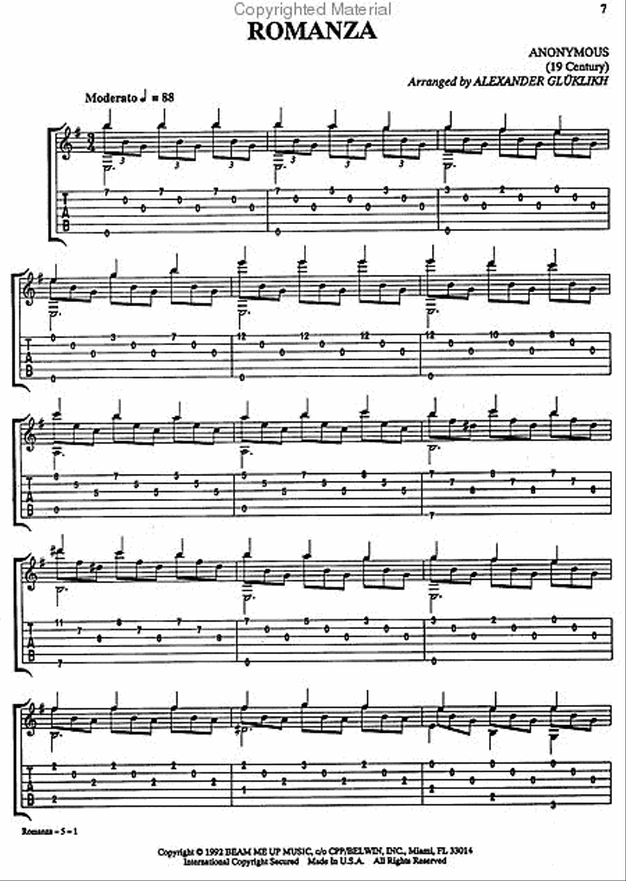 Classical Collection For Guitar Tab Acoustic Guitar scores gallery preview page 2