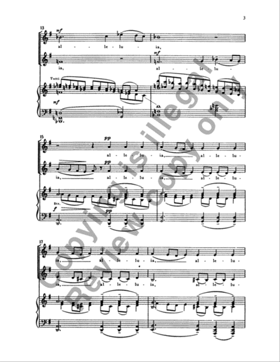 Alleluia, Amen Alleluia, Amen SSAA scores gallery preview page 22