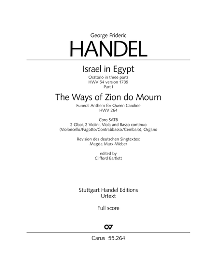 Israel in Egypt - Part I Israel in Egypt - Part I 4-Part scores gallery preview page 2