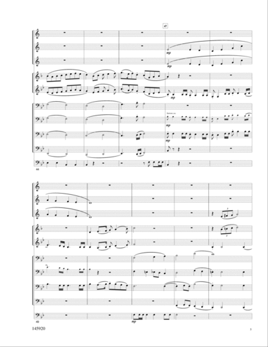 Jesus Shall Reign Jesus Shall Reign Set of Parts scores gallery preview page 6