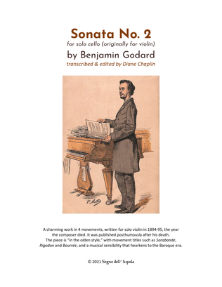Book cover for Solo Cello Sonata No. 2