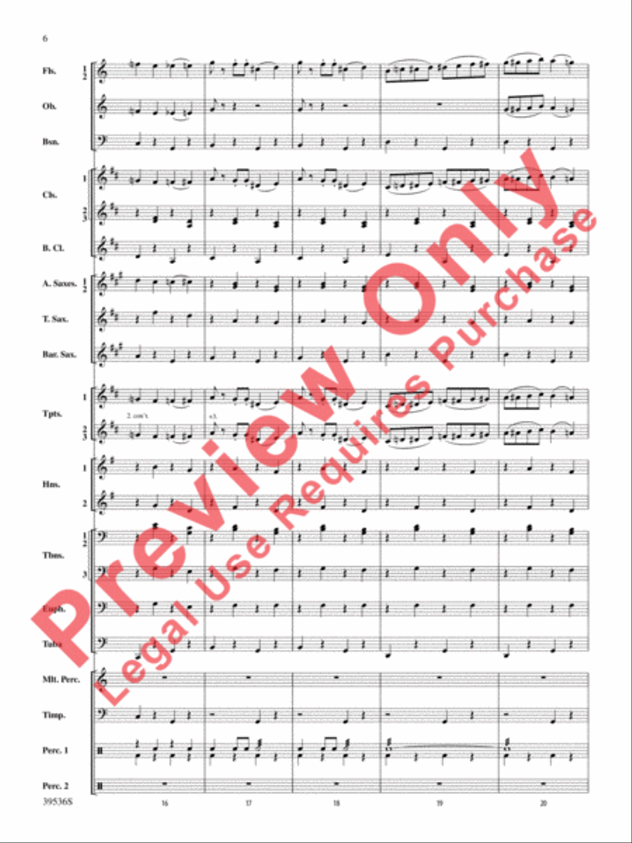 Screamers! Screamers! Concert Band scores gallery preview page 7