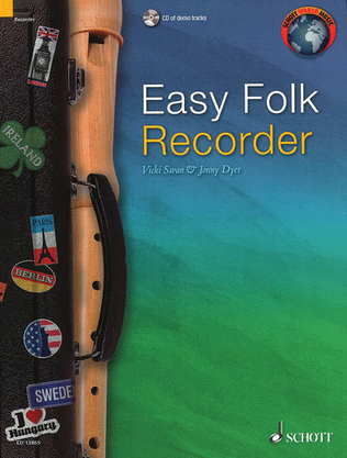 Book cover for Easy Folk Recorder