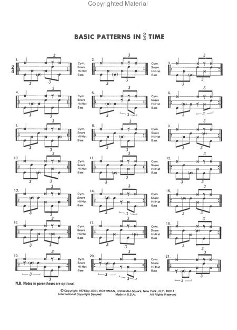 Four-Way Independence For Jazz Drumming