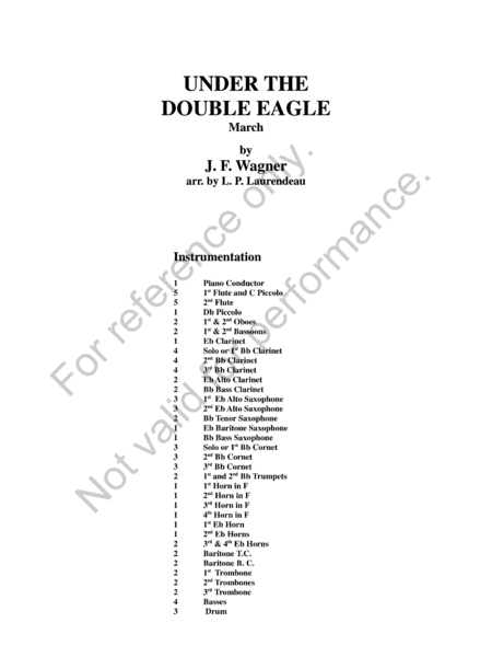 Under The Double Eagle image number null