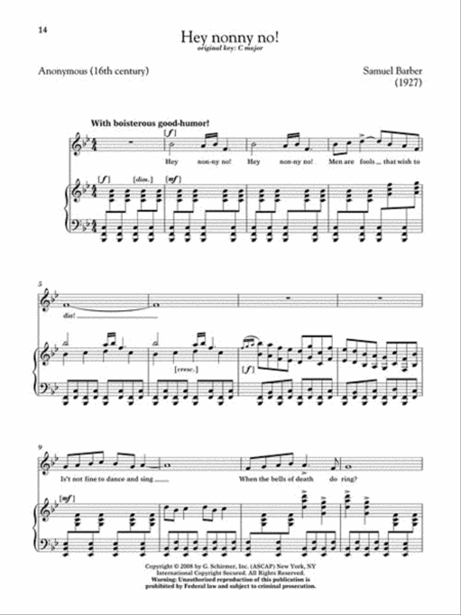 10 Selected Songs 10 Selected Songs Low Voice scores gallery preview page 4