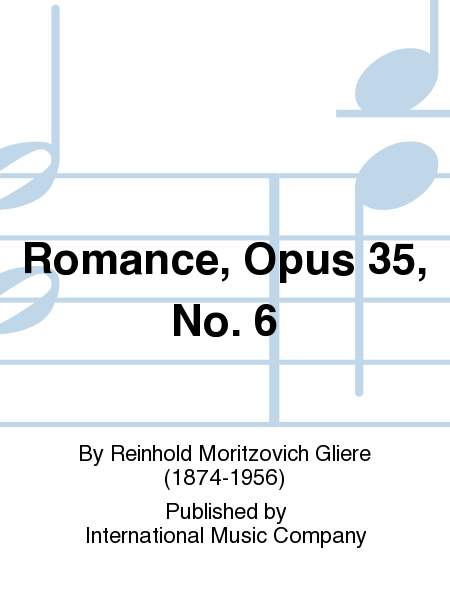 Romance, Opus 35, No. 6 (Clar. In A Or B)