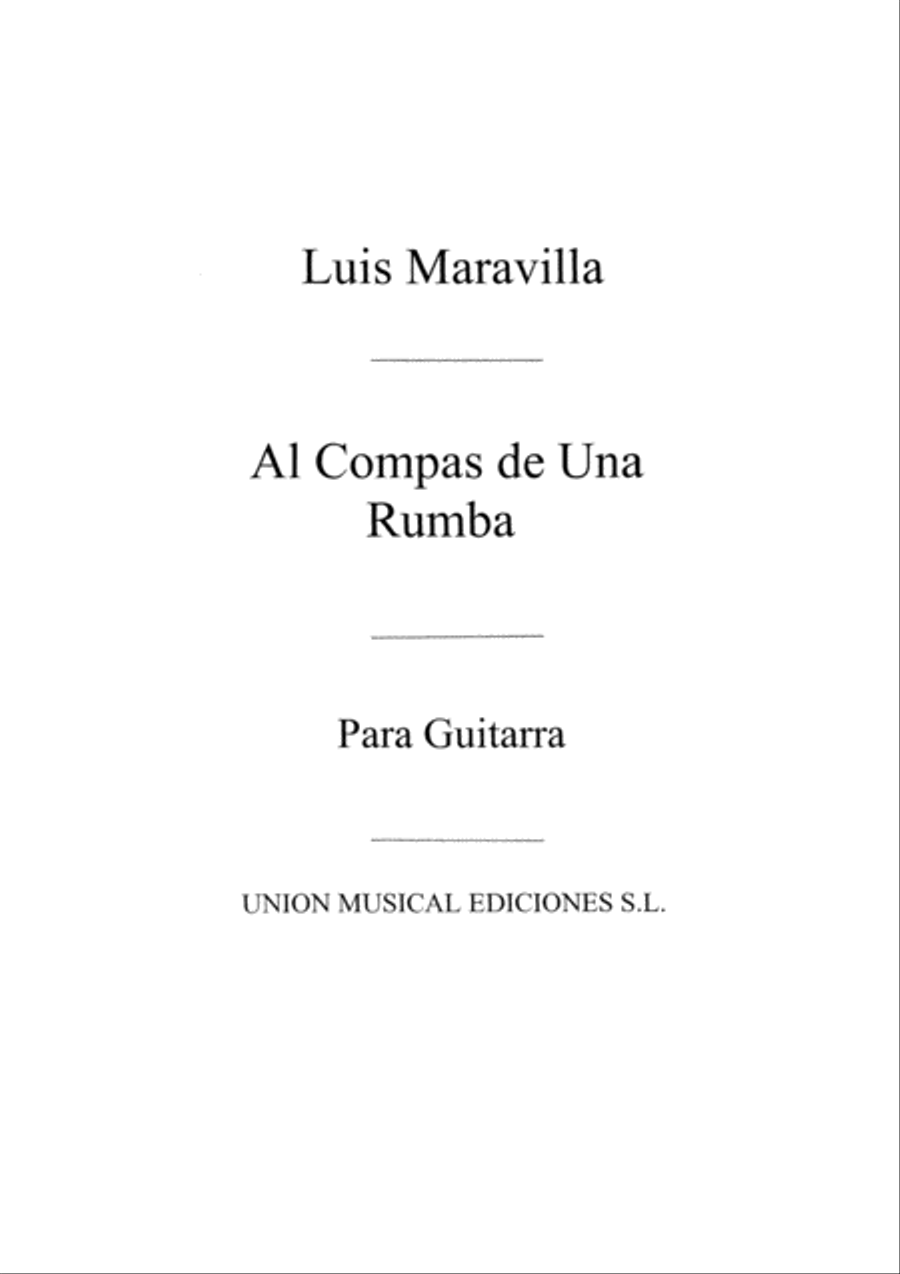 Al Compas De Una Rumba Acoustic Guitar scores gallery preview page 1