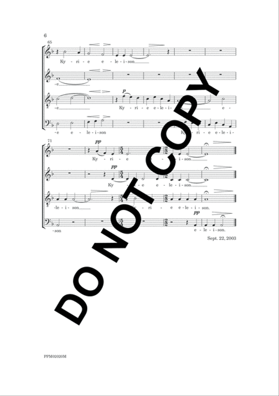 Mass Mass 4-Part scores gallery preview page 9