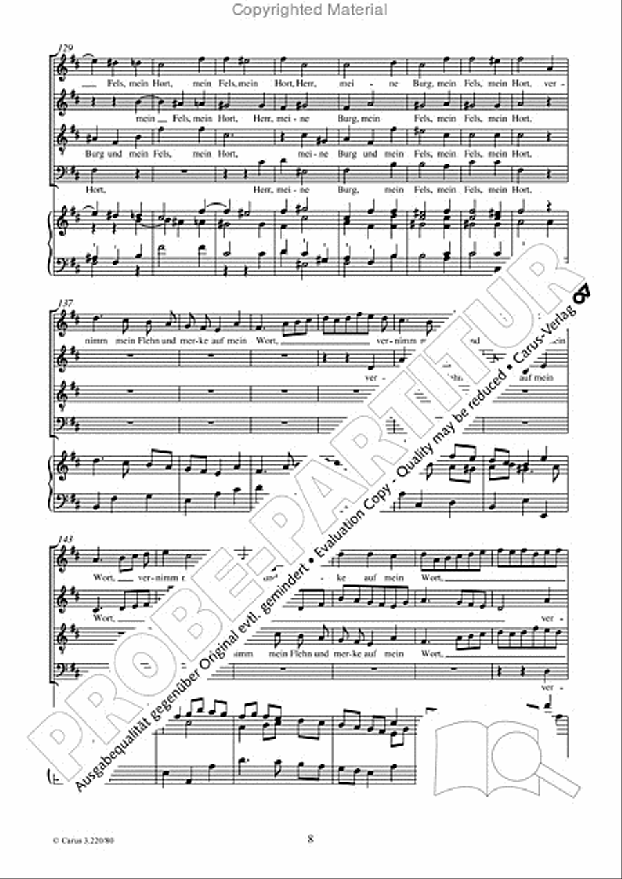 Gott, deine Gute reicht so weit 4-Part scores gallery preview page 9