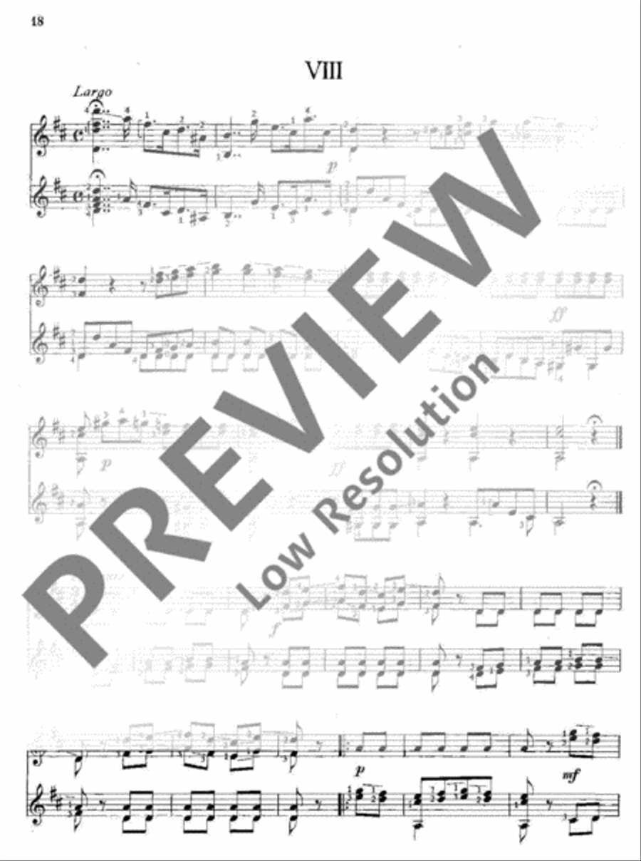 Easy Progressive Pieces Classical Guitar scores gallery preview page 19