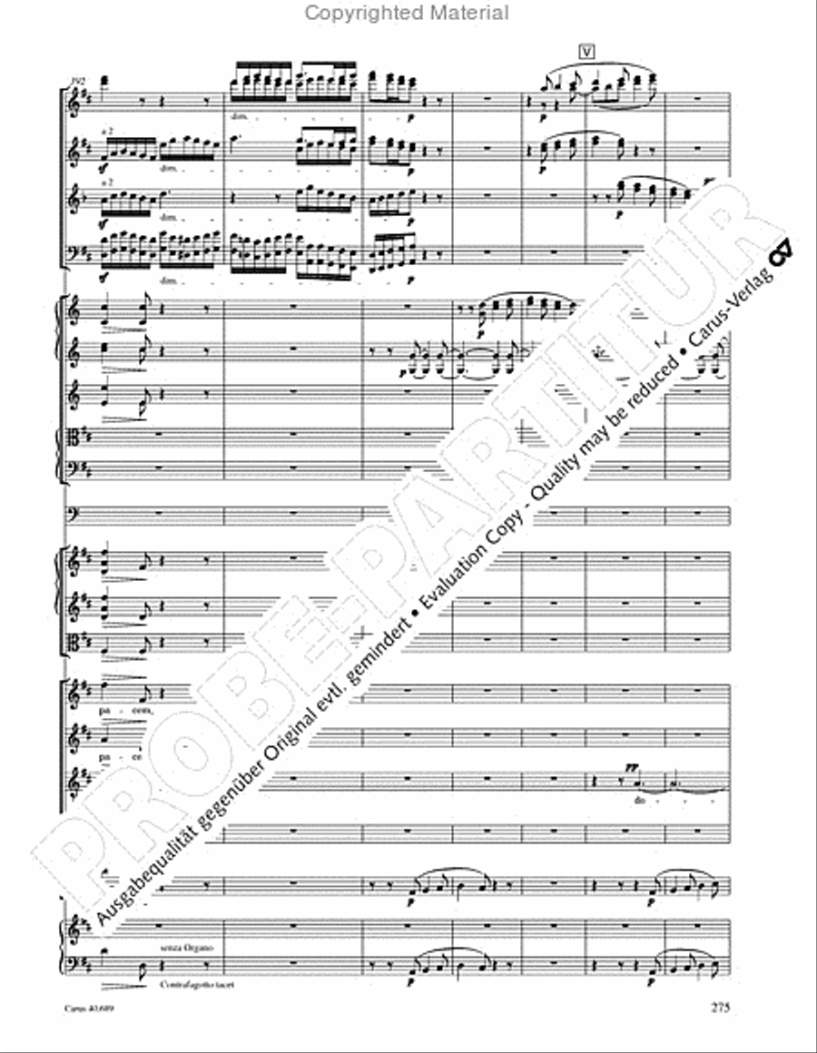 Missa solemnis Missa solemnis 4-Part scores gallery preview page 291