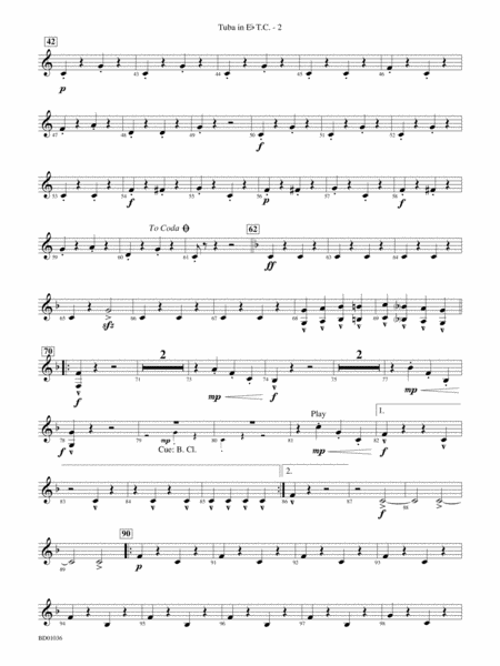 Fiddle-Faddle: (wp) E-flat Tuba T.C.