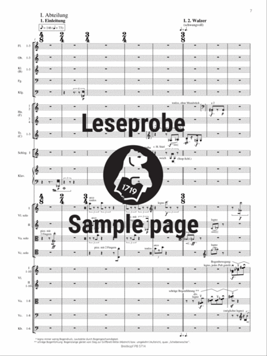 Tanzsuite mit Deutschlandlied Bassoon scores gallery preview page 5