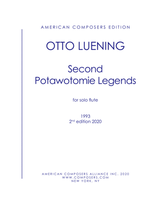 [Luening] Second Patowatomie Legends