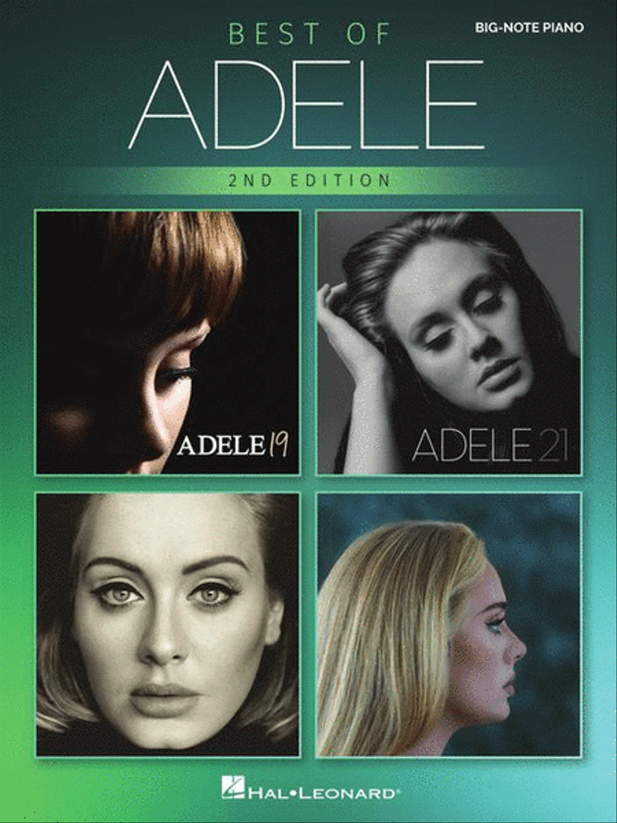 Best of Adele for Big-Note Piano – 2nd Edition Easy Piano scores gallery preview page 2