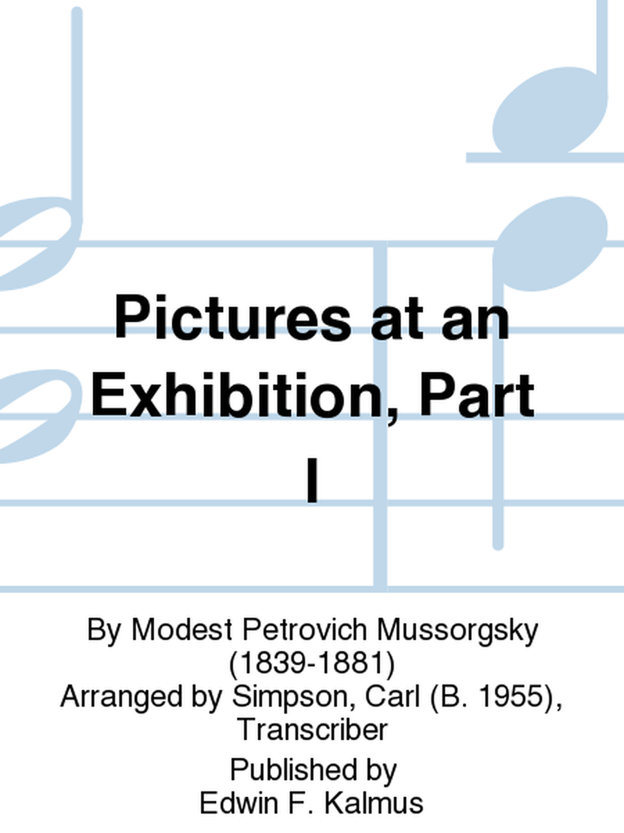 Pictures at an Exhibition, Part I image number null