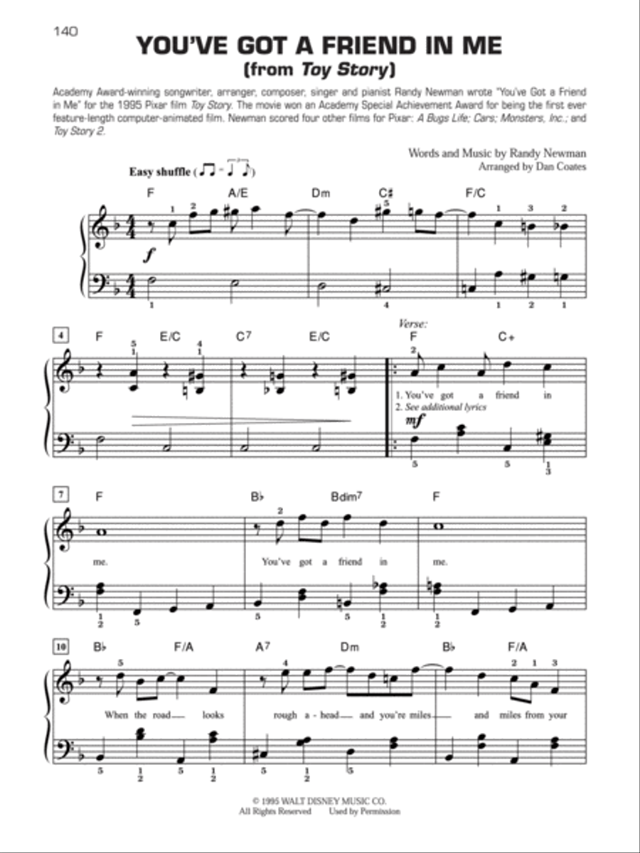 Decade by Decade 1990s Easy Piano scores gallery preview page 5