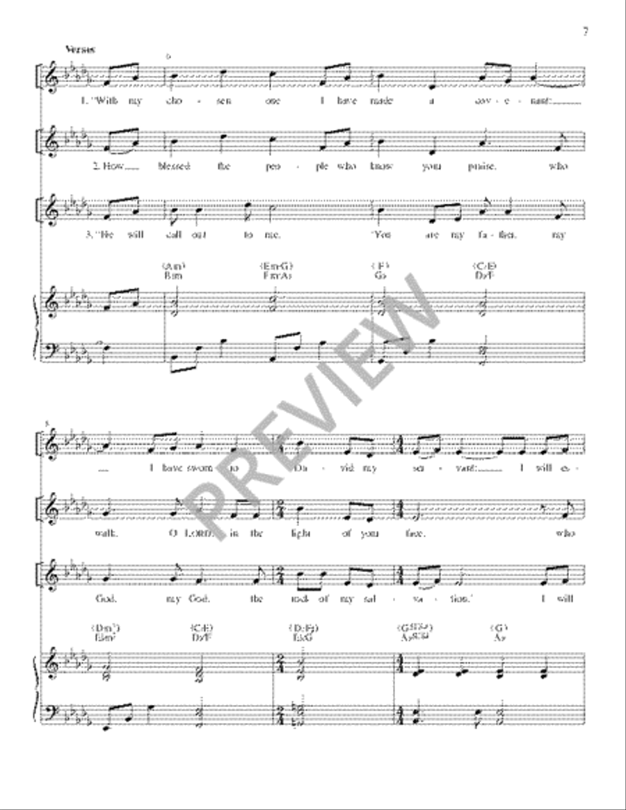 The Lyric Psalter, Solemnities, Feasts, and Other Occasions Piano scores gallery preview page 9