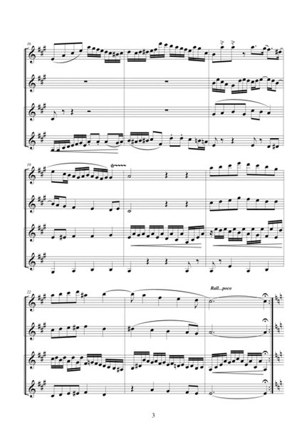 Clarinet Quartet in G major - CS135 image number null