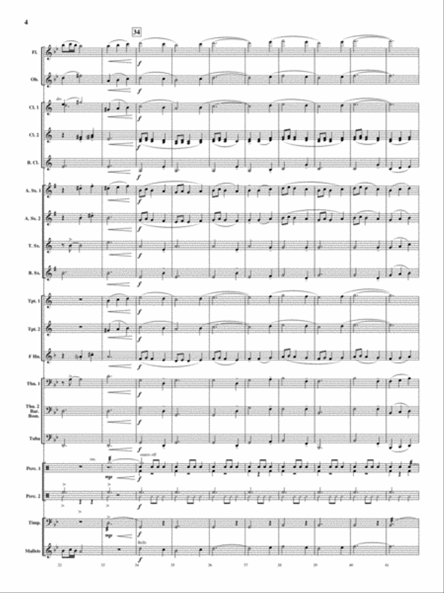 Viva Espania Viva Espania Concert Band scores gallery preview page 5