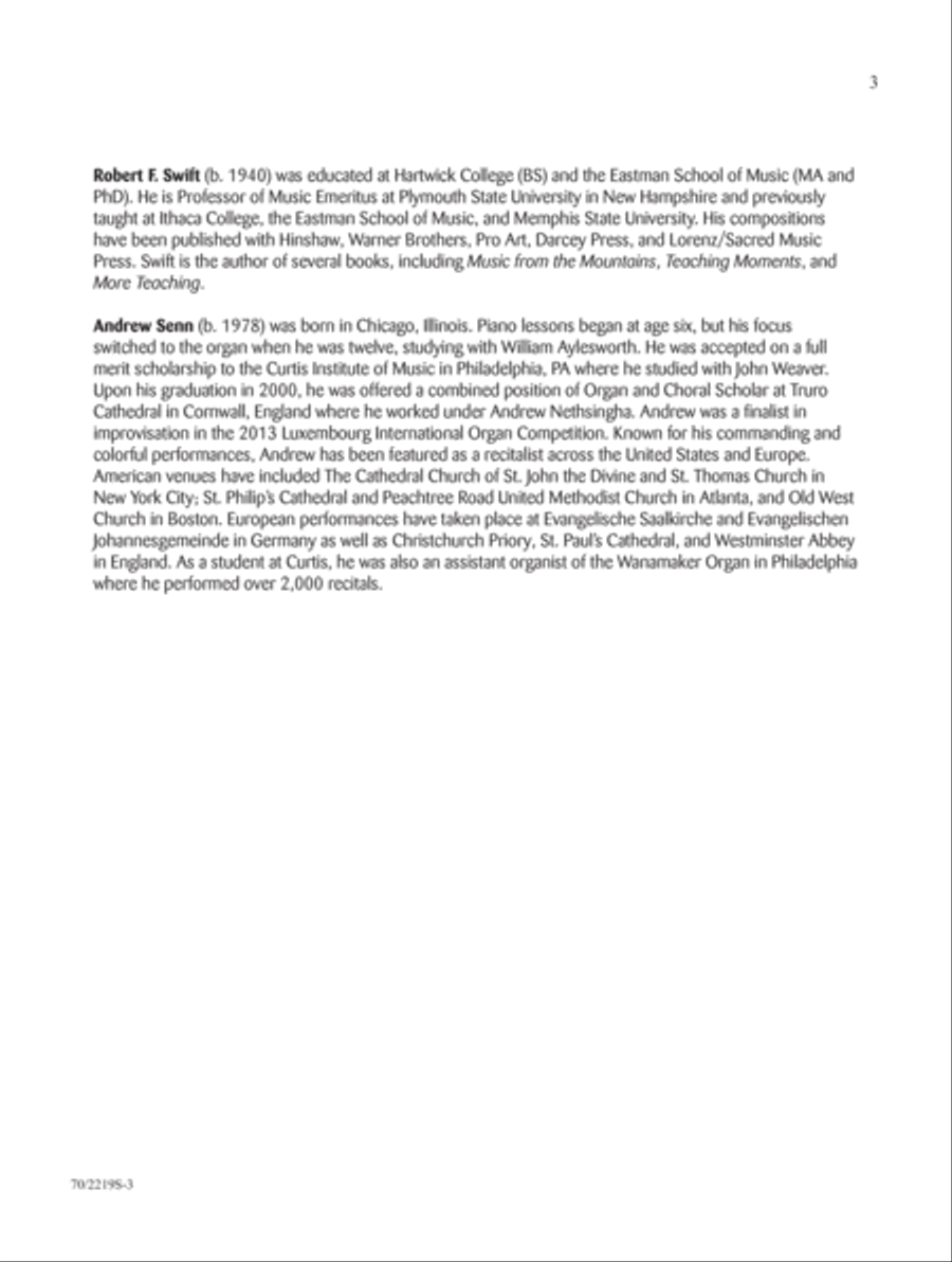 Our Hope for Years to Come Organ scores gallery preview page 3